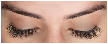 Apply coconut oil onto your eyelashes and eyebrows