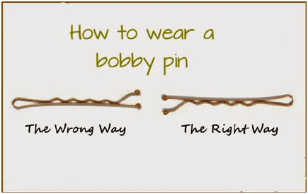 Use bobby pins with the wavy-side facing down