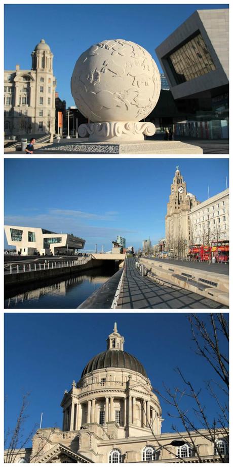 Liverpool Waterfront on a clear day