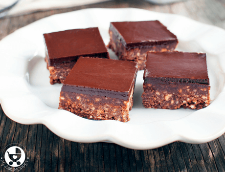 No-Bake Peanut Butter Chocolate Squares