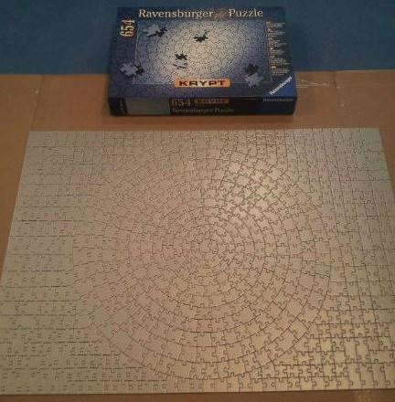 Blank Jigsaw Puzzle - 654 Pieces