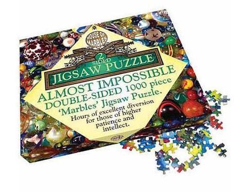 Double-sided Marble Jigsaw Puzzle - 1,000 Pieces