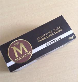 Magnum espresso dark chocolate thins 