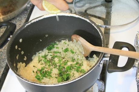 Springtime Lamb Roast with Lemon & Herb Risotto