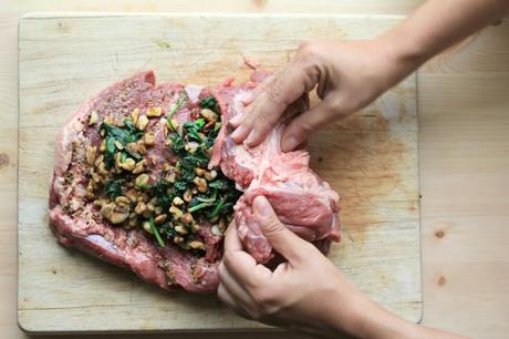 Springtime Lamb Roast with Lemon & Herb Risotto