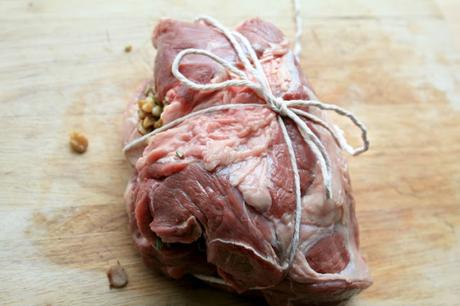 Springtime Lamb Roast with Lemon & Herb Risotto