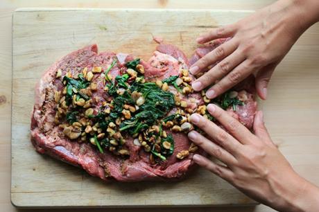 Springtime Lamb Roast with Lemon & Herb Risotto