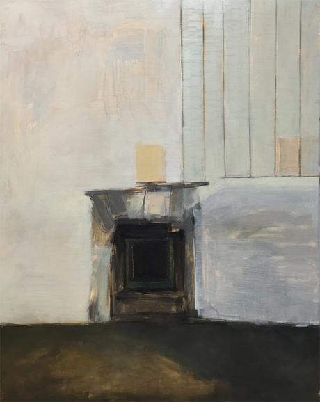 Interior Painting of Room By Ashley Bowersox At MassArt Auction