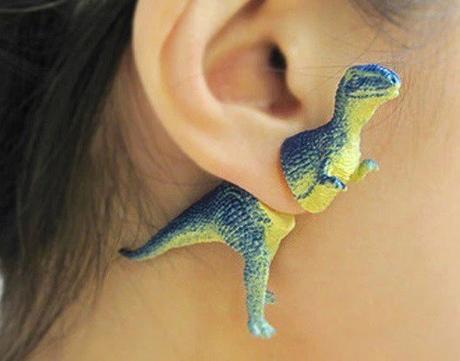 Toy Dinosaur Earrings