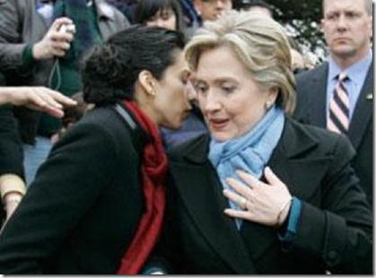 Hillary and Huma