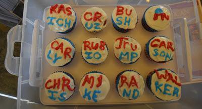 2016 Presidential Campaign Cupcakes