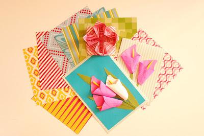 Origami Flowers Paper Kit Mother Day Gift