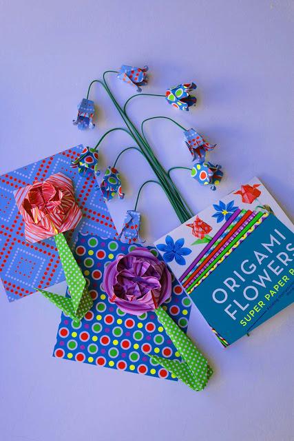 Origami Flowers Paper Kit Mother Day Gift