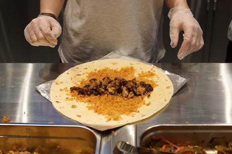 Barburrito Intu MetroCentre Mexican Food Hello Freckles Making Burrito