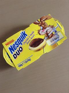 Nestle Nesquik duo chocolate and vanilla dessert 