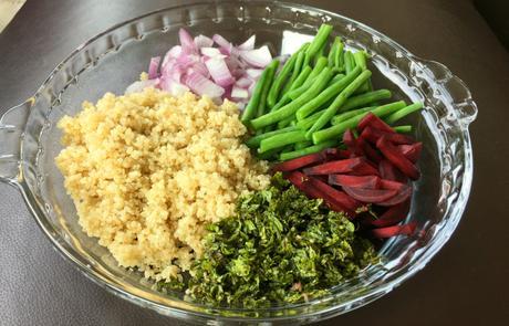 Quinoa, Green Beans & Beetroot Salad!