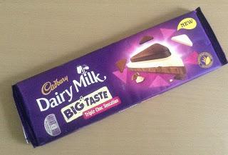 Cadbury dairy milk big taste triple Choc sensation 