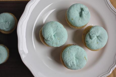 Blueberry Lemon Cupcakes with Lemon Curd + Lemon Mascarpone Frosting