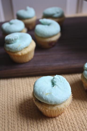 Blueberry Lemon Cupcakes with Lemon Curd + Lemon Mascarpone Frosting