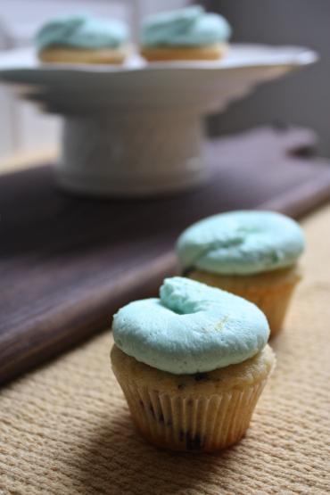 Blueberry Lemon Cupcakes with Lemon Curd + Lemon Mascarpone Frosting