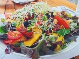 48 hours in Buenos Aires - mango salad at Delicious