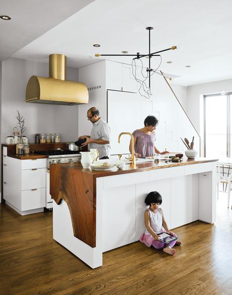 minimalist high-design apartment in Brooklyn