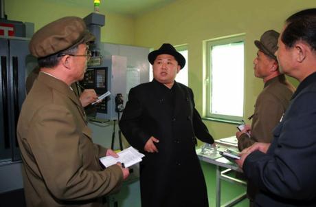 Kim Jong Un Visits Machine Plant Managed by Ri Chol Ho Kim Jong Un visits the machine plant managed by Ri Chol Ho (Photo: Rodong Sinmun).