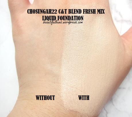 Chosungah22 C&T Blend Fresh Mix Liquid Foundation (7)