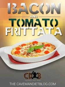 Paleo Breakfast Ideas: Bacon and Tomato Frittata Paleo Breakfast Idea Tomato Frittata Recipe Top Image
