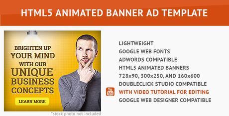 10 High CTR Google Web Designer Template Banner Ads