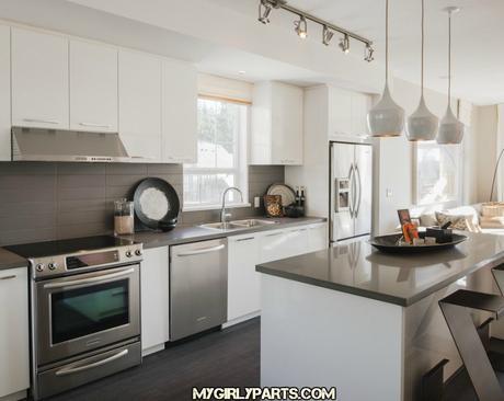 3 Simple Ways To Enhance And Upgrade Your Kitchen - Change the lighting Luxury kitchens always have statement lighting, from chandeliers to under cabinet lighting.