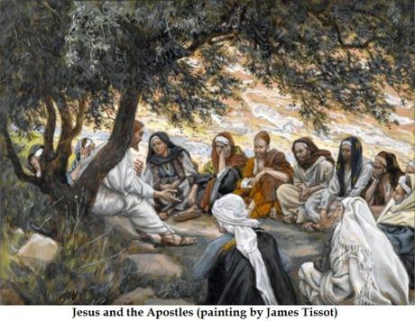 Jesus and His apostles, by James Tissot