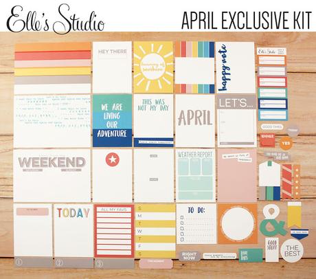 ELLE'S STUDIO | APRIL KIT & PROJECTS