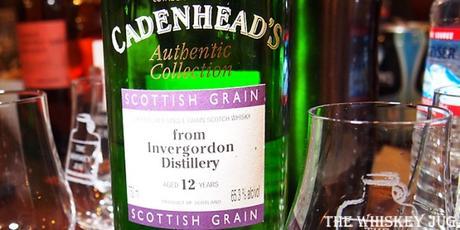 Cadenheads Invergordon 12 Years Label