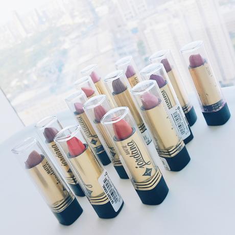 jordana lipsticks swatches