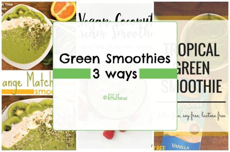 Green Smoothies – 3 Ways: Orange Matcha Smoothie Bowl