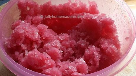 Pomegranate Granita Recipe, How to make Creamy Pomegranate Granita