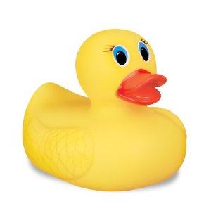 Image: Munchkin White Hot Duck Bath Toy - Water-tight to prevent sinking, squirting, and mildew