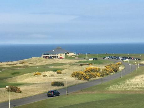 Admire the view out of the window at the Fairmont Hotel St Andrews – the sunrise is beautiful