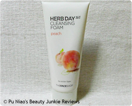 The Face Shop: Herb Day 365 Cleansing Foam Peach