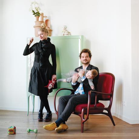 Nienke Klunder and Jaime Hayon at home 