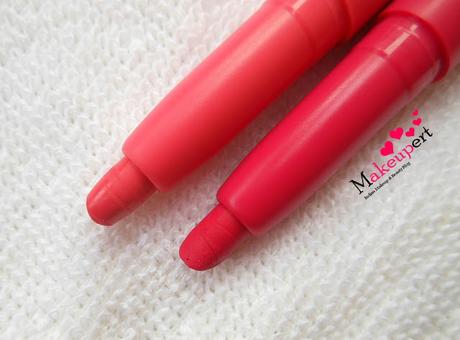 Maybelline Color Sensational Lip Gradation Pencil – Coral 1, Fuchsia 1 // Review, Swatches, On My Lips