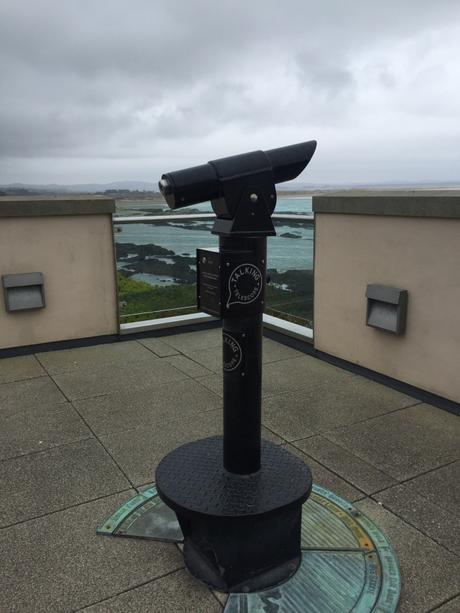 Look out to the North Sea using the talking telescope at The Museum of The University of St Andrews (MUSA)