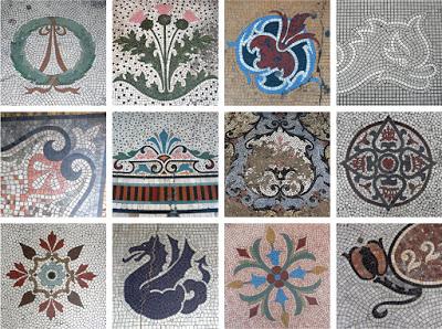 More doorway mosaics – patterns and motifs
