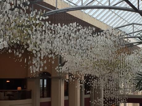 Watch the new lighting chandelier shimmer by award winning artist George Singer at the Fairmont Hotel St Andrews