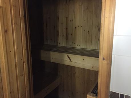 Test out the in room Nordic sauna at The Lodge on Loch Lomond