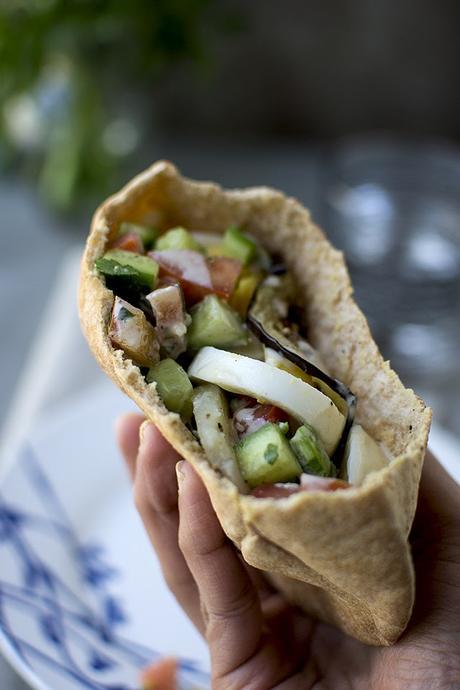 Israeli Vegetarian Sandwich