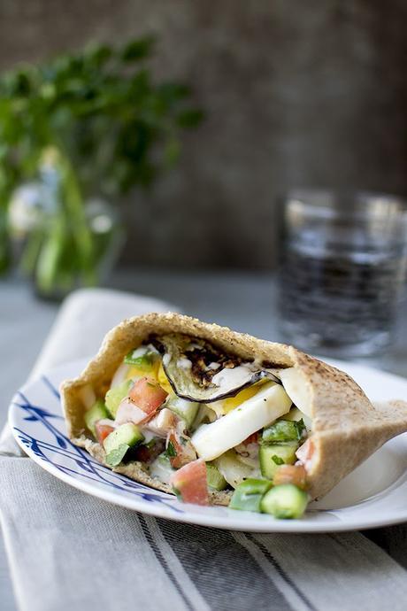 Israeli Vegetarian Sandwich