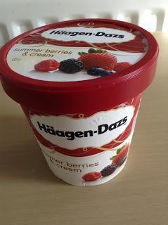 Haagen Dazs summer berries and cream 