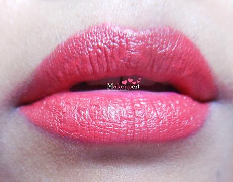 Colorbar Velvet Matte Lipstick Shy Cherry // Review, Swatches, On My Lips